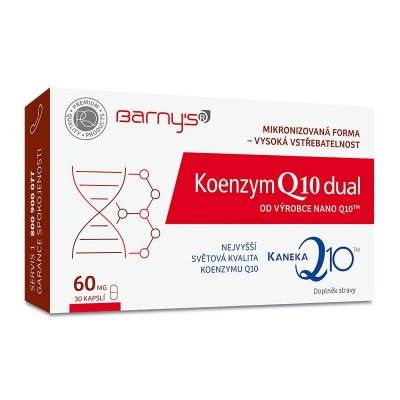Barny`s Koenzym Q10 Dual 60 mg 60 kapslí – Zbozi.Blesk.cz