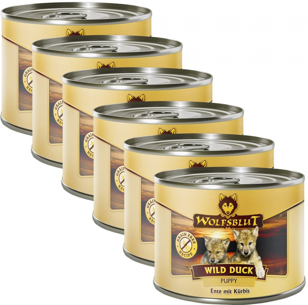 Wolfsblut Wild Duck Puppy 6 x 200 g