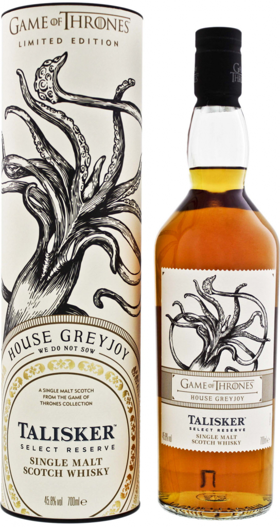 Talisker GAME OF THRONES House Greyjoy Single Malt Whisky 45,8% 0,7 l (tuba)