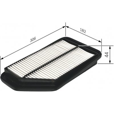 Vzduchový filtr BOSCH F 026 400 160 – Hledejceny.cz