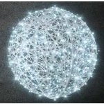 Easy Fix 3D LED světelná koule sklolaminát Ø 100 cm bílá, červené LED, 230 V – Hledejceny.cz