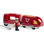 Brio Červený vláček na baterie – Zboží Dáma