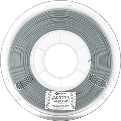 Polymaker PolyLite PETG Grey, 1,75 mm, 1 kg – Zboží Živě