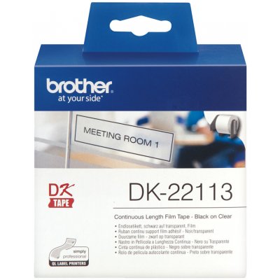 Filmová role Brother DK22113, 62mm x 15.24m, bílá, průsvitná, 1 ks – Hledejceny.cz