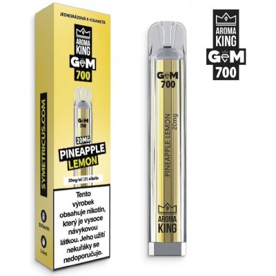 Aroma King Gem Bar Pineapple lemon 20 mg 700 potáhnutí – Hledejceny.cz