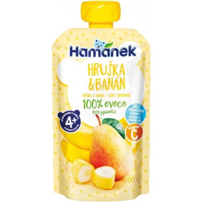 Hamánek kapsička Hruška a banán 100 g – Sleviste.cz