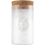 Solné pyramidy z Kampotu Vločková sůl v luxusní dárkové dóze z pískovaného českého skla 170 g – Hledejceny.cz