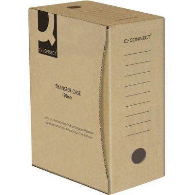 Q-CONNECT Archivační krabice A4 150 mm šedá 510.5501 – Sleviste.cz