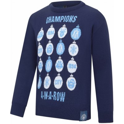 Manchester City Christmas Jumper – Zboží Mobilmania