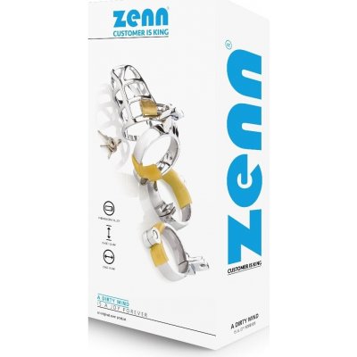 Zenn Cock Cage Metal with three Cockrings – Hledejceny.cz