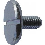 DIN 921 M2 x 4 šroub s velkou plochou hlavou a drážkou, ocel pozink (100 ks) – Hledejceny.cz