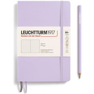 Leuchtturm1917 Zápisník Lilac Softcover B6+ tečkovaný – Zboží Dáma