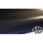 4D karbonová fólie s AIR FREE - černá (š.1,52m) – Zboží Mobilmania