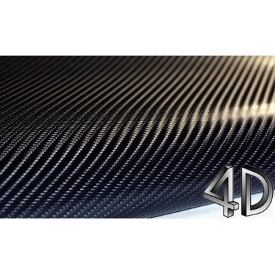4D karbonová fólie s AIR FREE - černá (š.1,52m) – Zboží Mobilmania