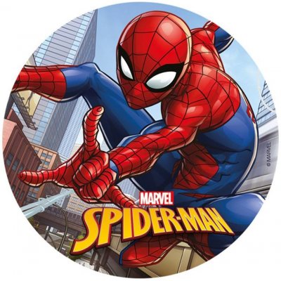 Jedlý papír Spiderman v akci 20cm - Dekora – Zboží Mobilmania