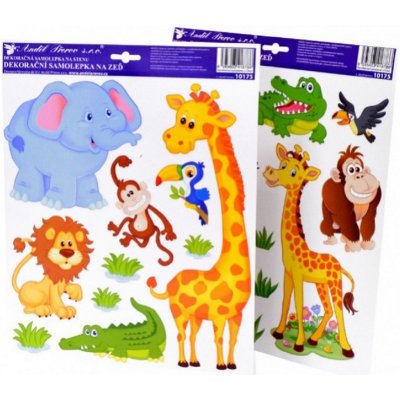 Room Decor Samolepky na zeď Zoo se slonem 33 x 29 cm – Sleviste.cz