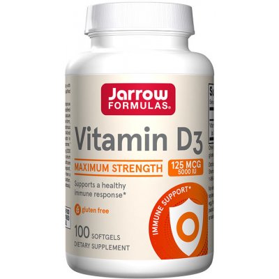 Jarrow Formulas Vitamin D 5000 IU 100 kapslí – Hledejceny.cz