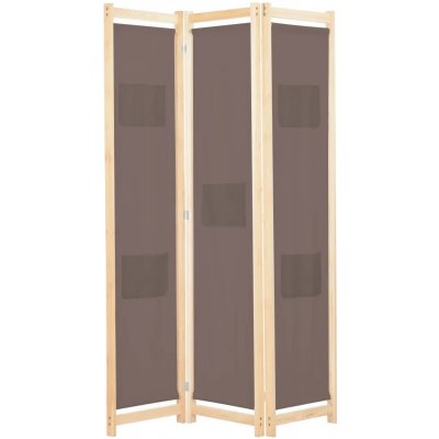 VidaXL Paraván 248179 120 x 170 cm hnědý – Zboží Dáma