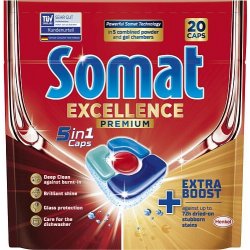 Somat tablety do myčky Excellence Premium 5v1 20 ks