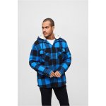 Brandit bunda Lumberjacket Hooded černá modrá – Zboží Dáma