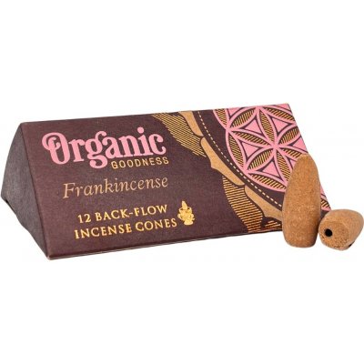 Song of India Vonné kužely Organic Tekoucí dým Frankincense 12 ks – Zboží Dáma