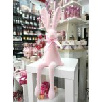 Autronic Zajíc s mašlí VEK209 PINK LT světle růžová – Zboží Mobilmania