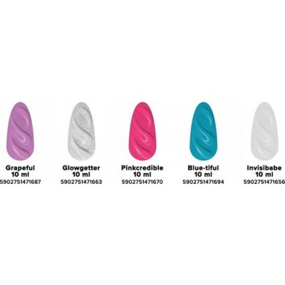 Hi Hybrid Nail Art gel Pro 3D zdobení nehtů Invisibabe 10 ml – Hledejceny.cz