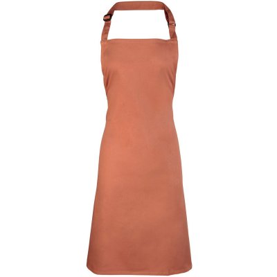 Premier Zástěra Colours PR 154 s laclem a kapsou na břiše COT390154b4199-chestnut Kaštanová – Hledejceny.cz