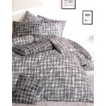 TipTrade bavlna povlečení Straw Černé 200x220 2x70x90 – Zboží Mobilmania