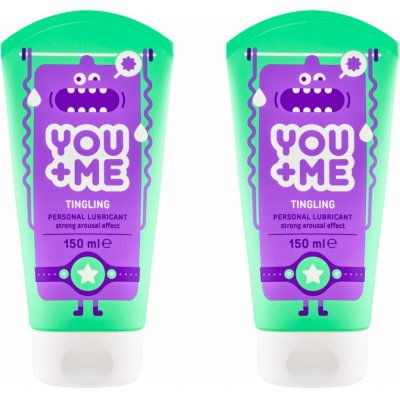 You Me Tingling Lubrikant Se Silným Stimulujícím Účinkem 2 x 150 ml – Zboží Mobilmania