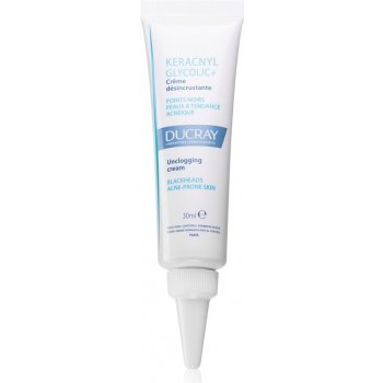 Ducray Keracnyl Glycolic+ čisticí krém proti černým tečkám 30 ml