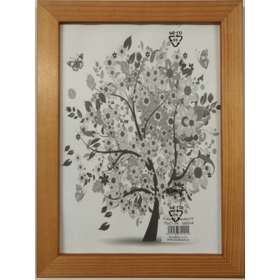 Bondecor Fotorám dřevěný béžový - hladký Barva: Béžová, Velikost: 10x15 – Zboží Živě