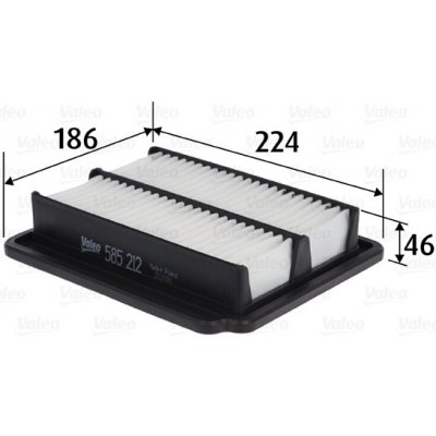 585212 VALEO Vzduchový filtr – Sleviste.cz