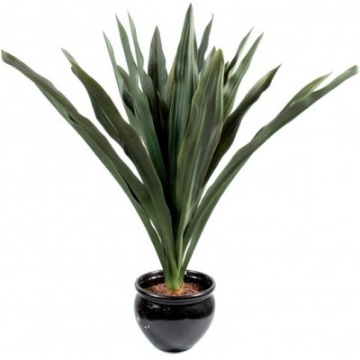 Luxusní umělá palma Yucca, 100cm – Zbozi.Blesk.cz