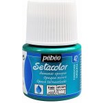 Barva na textil Pébéo Setacolor Shimmer 45 ml turquoise 42 – Zboží Mobilmania