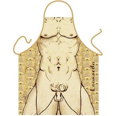 Itati Zástěra Leonardo da Vinci Vitruviánský muž – Hledejceny.cz