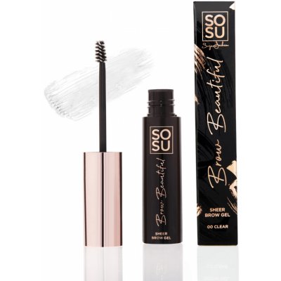 SOSU Cosmetics Brow Beautiful gel na obočí 00 Clear 5 ml