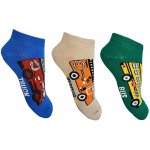 Aura.Via GDF9698 Chlapecké kotníkové ponožky béžová / modrá / zelená – Zboží Mobilmania