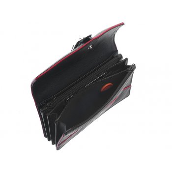 Nivasaža dámská kožená peněženka N210 CLN RB černá