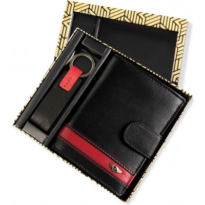 Peterson kožená dárková sada peněženka s klíčenkou Dietmar Gregorio PTNPK1-N4L