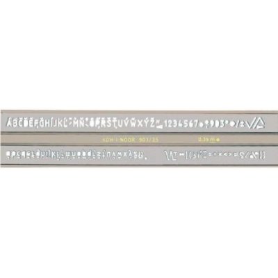 Šablona Písmena 3,5 mm ISO hnědá Koh-i – Hledejceny.cz