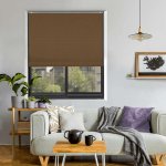 Roleta Římská, Velutto, Hnědá, RV 004 , 85 x 50 cm – Hledejceny.cz
