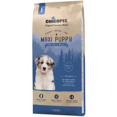 CHICOPEE CLASSIC NATURE MAXI PUPPY POULTRY-MILLET 15 kg