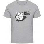 Gildan Soft Style tričko Design s nápisem BAD DOG - Flakatá sivá – Hledejceny.cz