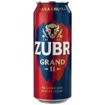 Zubr Grand 4 x chmelené 11° 4,8% 0,5 l (plech) – Zboží Dáma