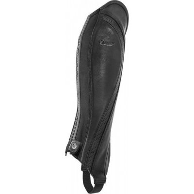 EQUESTRO Minichapsy kožené Salisbury černé – Zboží Dáma