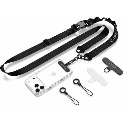 Tech-Protect C9S Rope Crossbody šňůrka na telefon, klíče, AirPods a další, černý – Hledejceny.cz