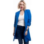 Italy fashion dámské dlouhé sako SCARLET královsky modrá – Zboží Dáma