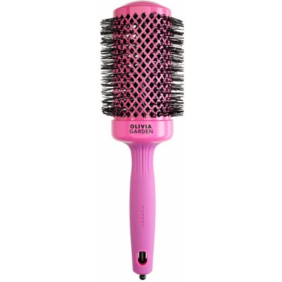 Kulatý foukací kartáč na vlasy Olivia Garden Expert Blowout Shine Pink - 55 mm – Hledejceny.cz