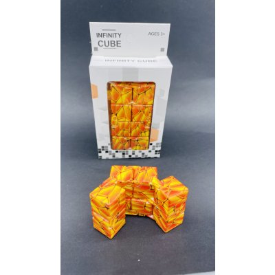 QIYi Infinity fidget cube zlatá – Zboží Dáma